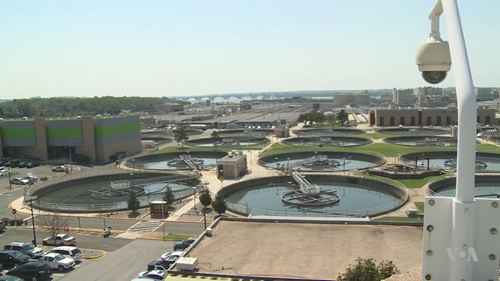 华盛顿的大型水处理厂