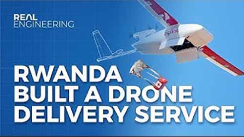 卢旺达无人机送货服务