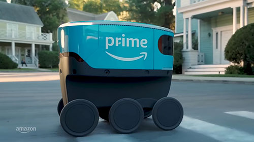 亚马逊和联邦快递未来的帮手：送货机器人