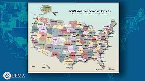 国家气象局(NWS)预测展望层