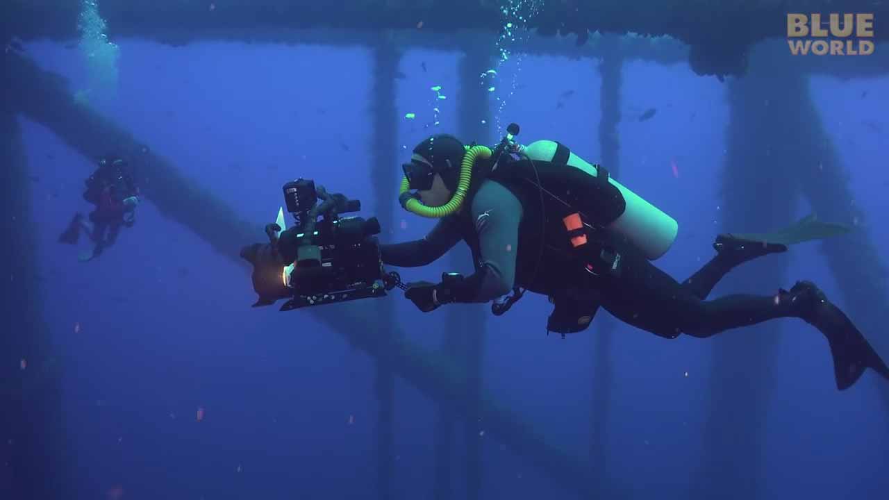 海上石油平台潜水