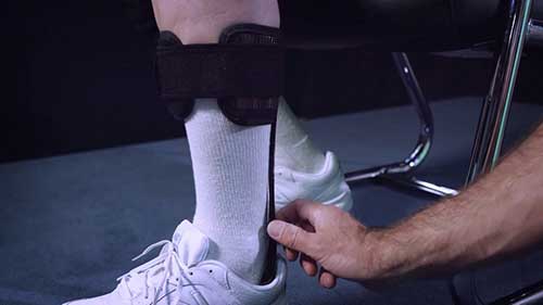 动态踝足矫形器的穿戴方法