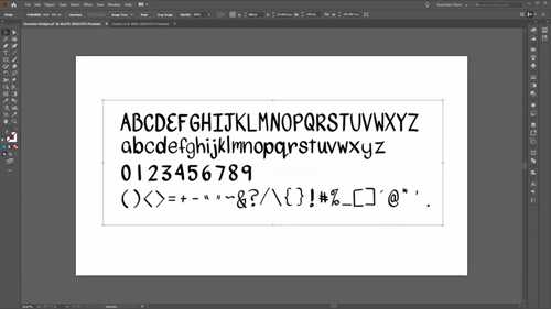 如何在Adobe Illustrator中创建字体